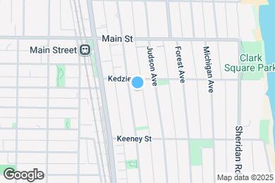 Map image of the property - 735 Hinman Ave