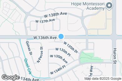 Map image of the property - 1321 W 135th Dr