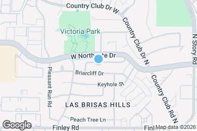 Map image of the property - 2614 Chevy Chase Dr