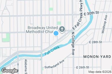 Map image of the property - 2822 N Park Ave