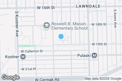 Map image of the property - 1846 S Karlov Ave