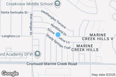 Map image of the property - 5705 Stone Meadow Ln