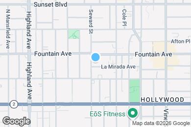 Map image of the property - 6555 La Mirada Ave