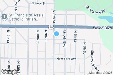 Map image of the property - 1001 N 8th St