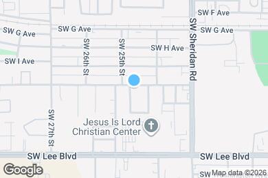 Map image of the property - 1202 SW 25th St