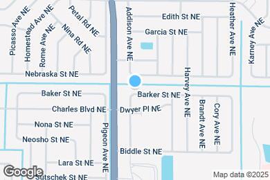 Map image of the property - 1711 Barker St NE