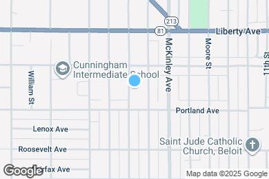 Map image of the property - 931 Cleveland St