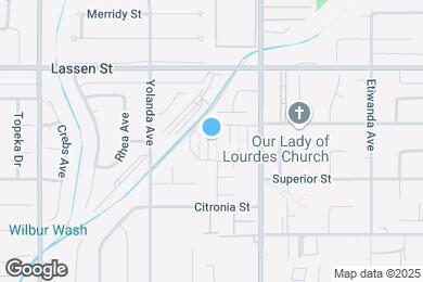 Map image of the property - 9745 Reseda Blvd