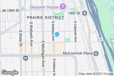 Map image of the property - 2025 S Indiana Ave