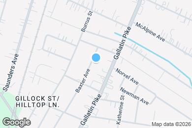 Map image of the property - 3918 Baxter Ave