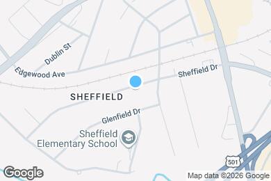 Map image of the property - 1116 Sheffield Dr