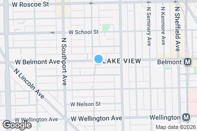 Map image of the property - 3133 N Lakewood Ave