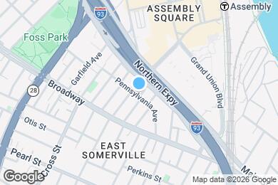 Map image of the property - 71 Pennsylvania Ave