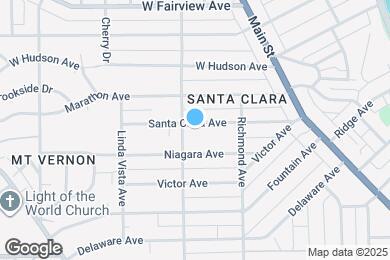 Map image of the property - 152 Santa Clara Ave