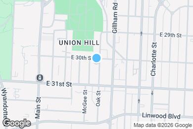 Map image of the property - 3008 Oak St