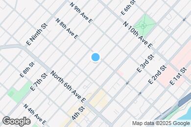 Map image of the property - 723 1/2 E 5th St