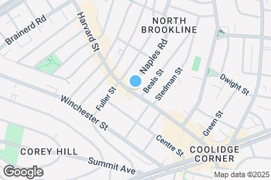 Map image of the property - 395A Harvard St