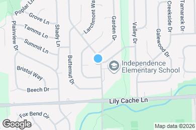 Map image of the property - 217 S Orchard Dr