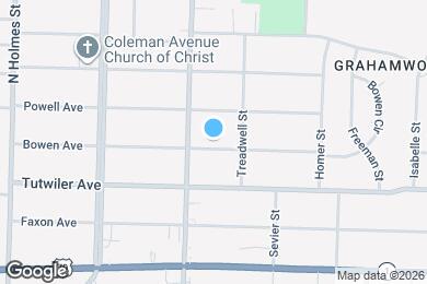 Map image of the property - 3524 Bowen Ave