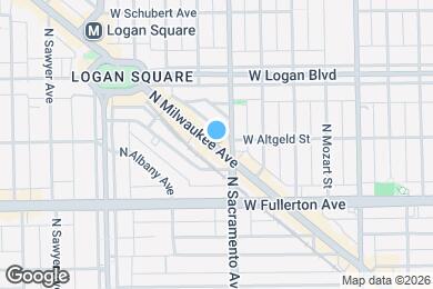 Map image of the property - 2477 N Milwaukee Ave