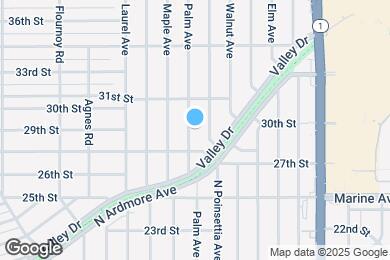 Map image of the property - 2900 Palm Ave