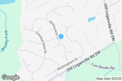 Map image of the property - 610 Stonecrest Dr