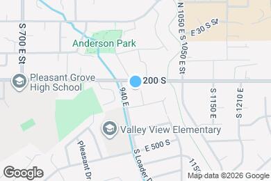 Map image of the property - 254 S 1000 E