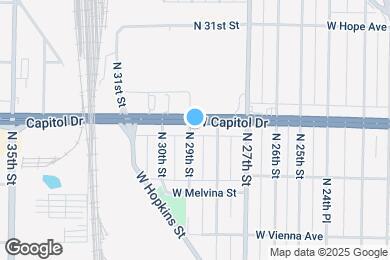 Map image of the property - 2831 W Capitol Dr