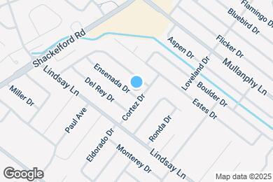 Map image of the property - 1215 Ensenada Dr