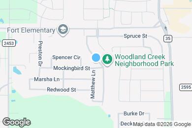 Map image of the property - 725 Orchid Blvd