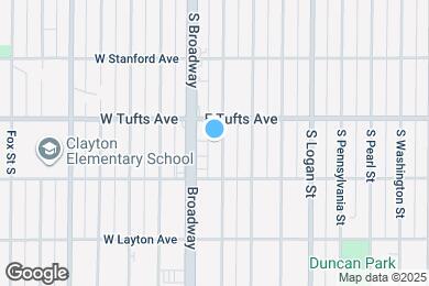 Map image of the property - 4637 S Lincoln St