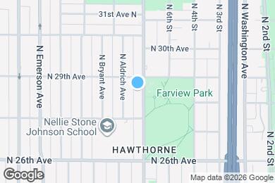 Map image of the property - 2811 N Lyndale Ave