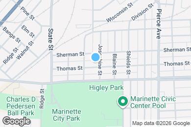 Map image of the property - 2106 Thomas St