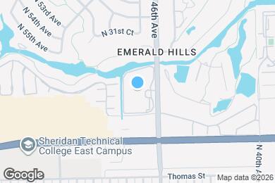 Map image of the property - 2812 N 46th Ave