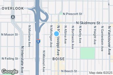 Map image of the property - 4065 N Mississippi Ave
