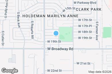 Map image of the property - 715 W 18th St