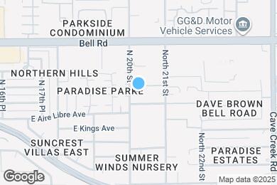 Map image of the property - 2019 E Heartwood Ln