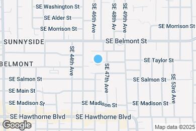Map image of the property - 4612 SE Taylor St