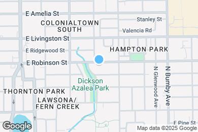 Map image of the property - 1820 E Robinson St