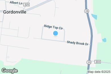 Map image of the property - 398 Shady Brook Dr