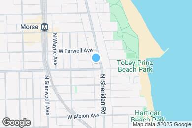 Map image of the property - 6800 N Sheridan Rd