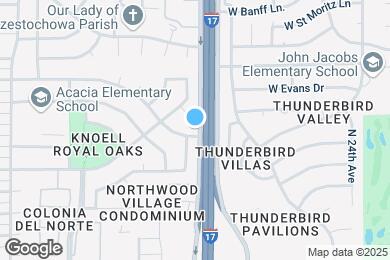 Map image of the property - 2708 W Acoma Dr