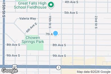 Map image of the property - 1912 7th Ave S