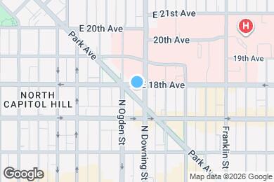 Map image of the property - 1000 E 18th Ave