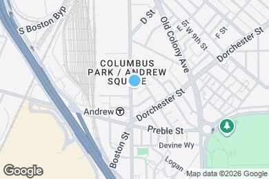 Map image of the property - 530 Dorchester Ave