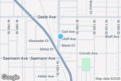 Map image of the property - 1945 N 15th St
