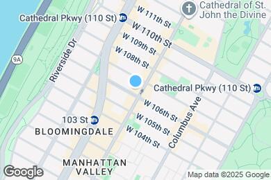 Map image of the property - 938 Amsterdam Ave