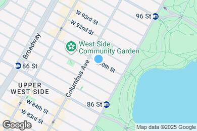 Map image of the property - 46 W 90th St