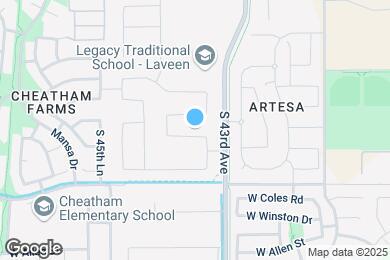 Map image of the property - 4324 W Desert Ln