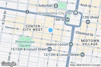 Map image of the property - Rittenhouse Row Apartments